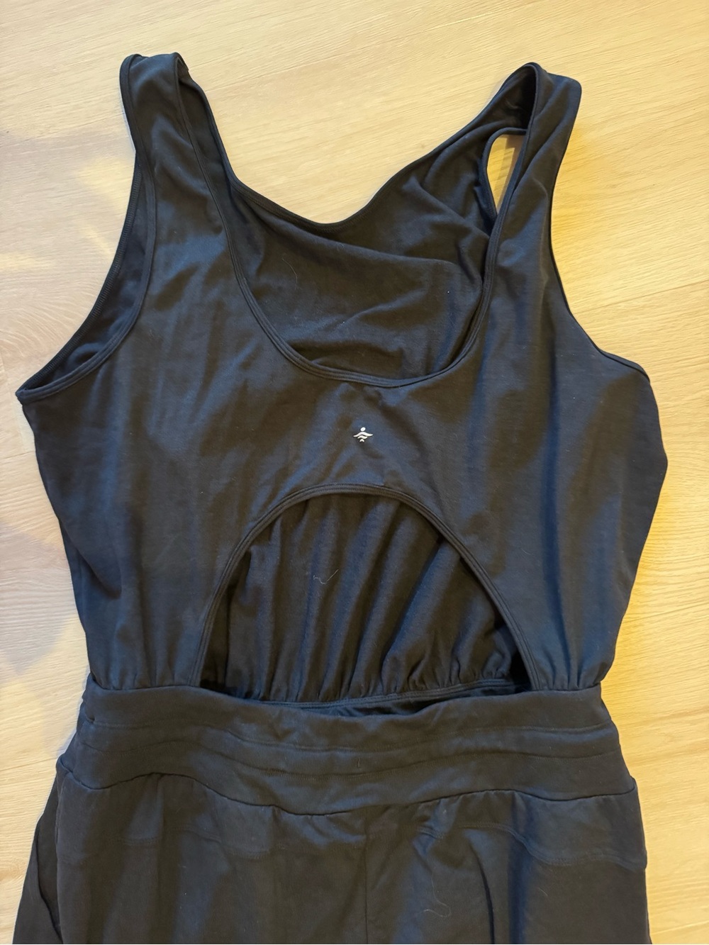 HALARA Black Tank Jumpsuit. Lrg - Picture 3 of 6